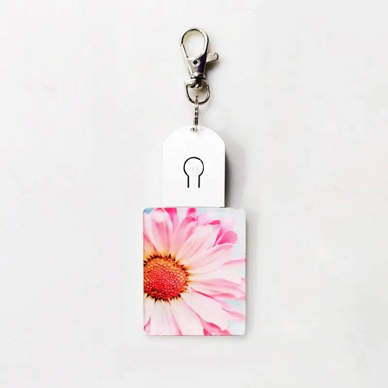 10pcs/Lot 4mm Acrylic Keychain LED Light Sublimation LED Acrylic Keychain Blanks with Button Battery