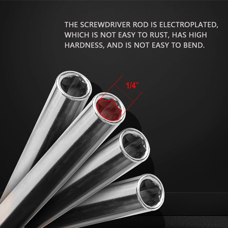 1/4 Inch Screwdriver Bits Holder Magnetic Screw Driver Handle Multifunctional Hex Shank Bolt Driver Screw-driving Hand Tools