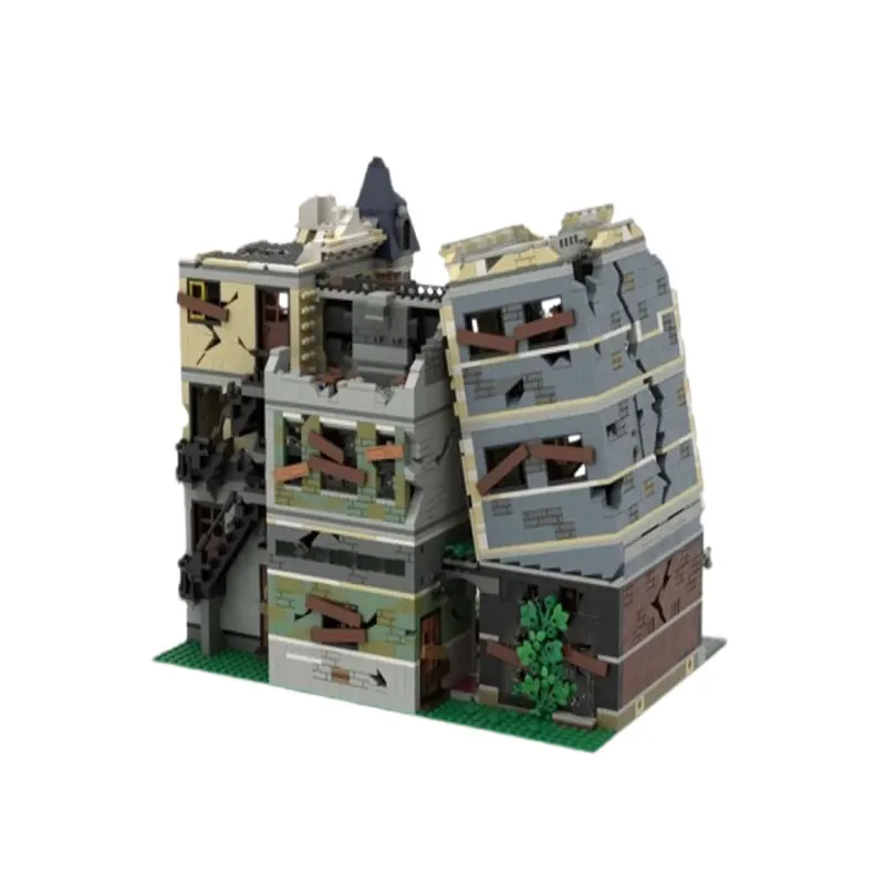 

MOC4648pcs городская уличная сцена здания мелкие частицы сборный блок развивающая игрушка модель подарочный набор орнамент