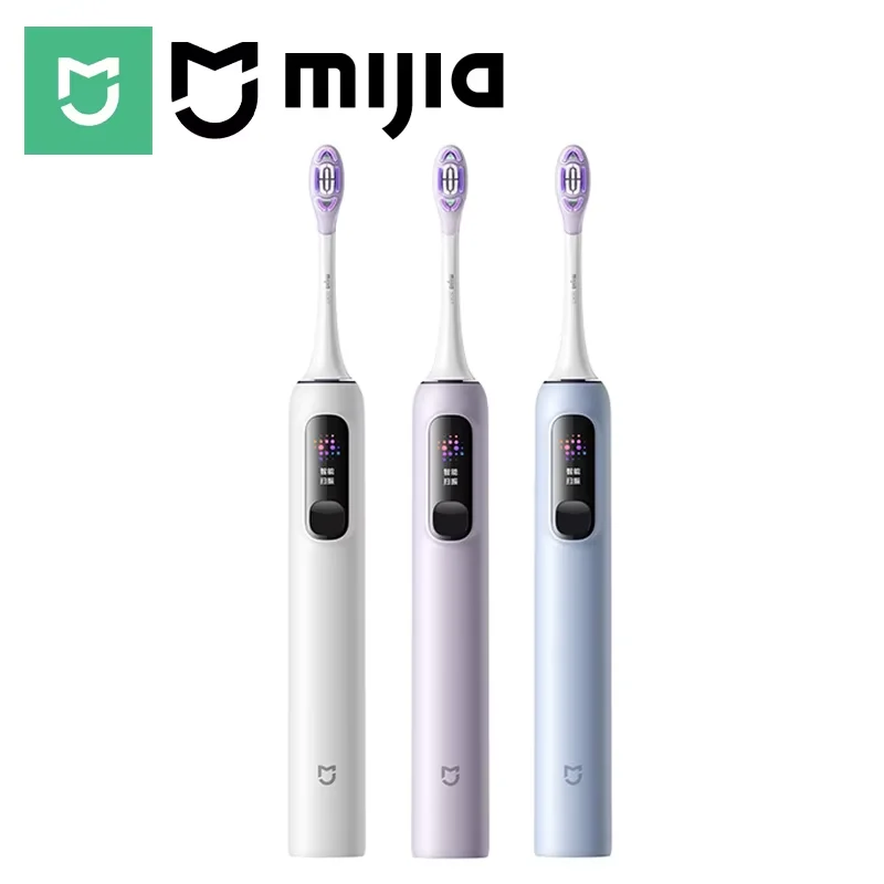 mijia-oscillation-electric-toothbrush-pro-love-gift-boxsmart-screen-pressureipx8-waterproof180-day-battery4-mode-with-4-head
