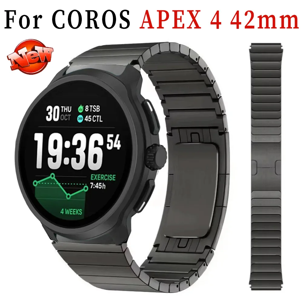 

Металлический ремешок 22 мм для COROS APEX 4 42 мм-2/PACE Pro-4 Удобный браслет для часов CMF 3-2-1 Pro Suunto Vertical 2-1/Run Correa