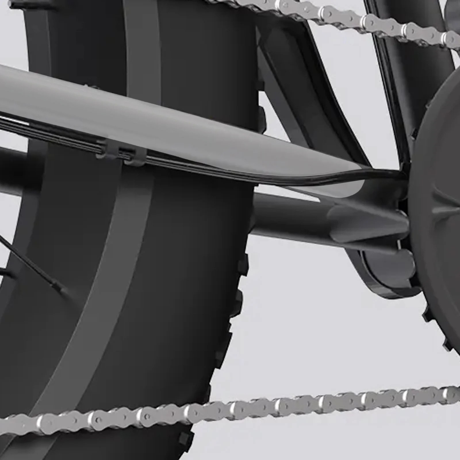 10pcs Transparent Protector Scratch Resistant Chainstay Guard For Mountain Road Electric Bike Clear Frame Protection Film