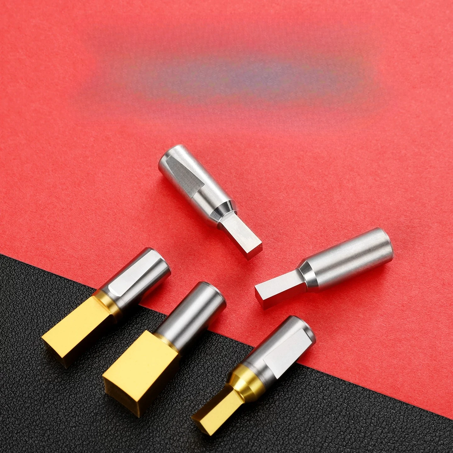 Square Punch Head CT08 M42 Rotary Broach Punching Cutter Tool 8mm Shank Coating Inner for Steel