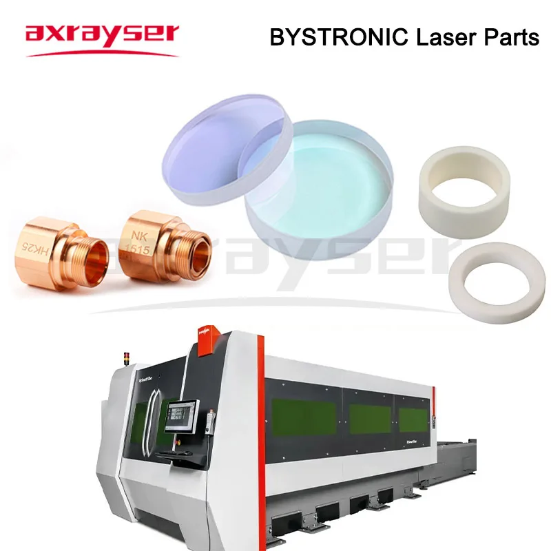 Laser Head Parts Protective Lenses Windows NK/HK Nozzles Ceramic Holder Ring for Fiber Cutting Machine OEM Consumables