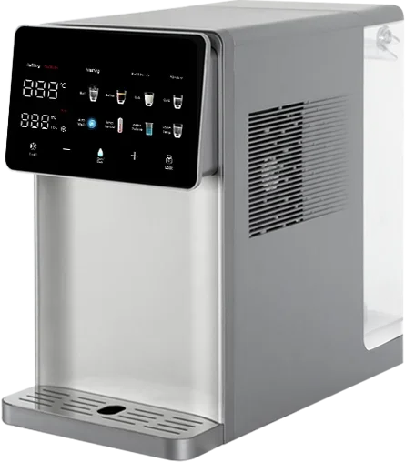 FirmHome StoreElectric Counter Top Reverse Osmosis Water Dispenser Compressor Cooling System Instant Heat Cold Water Purifier Ho