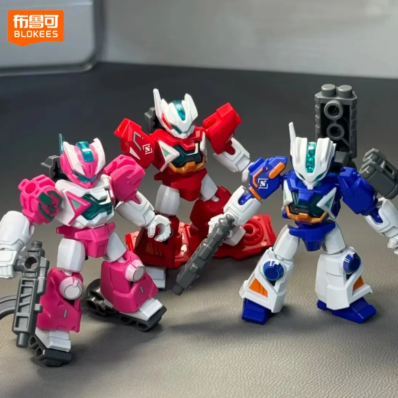 Blokees New Arrival Buildable Assembled Mecha Figure Astral Rally Defender Series Blind Box Collectible Toy Gift For Collectors