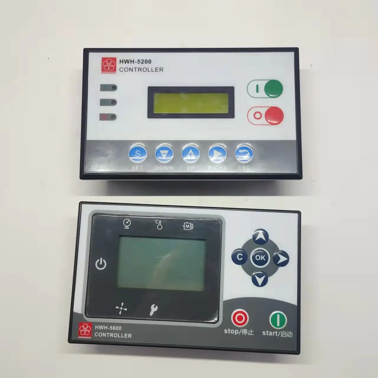 Original HWH5600 Red Five-Ring Screw Air Compressor Controller Computer Board Display ZK-K511tv Panel