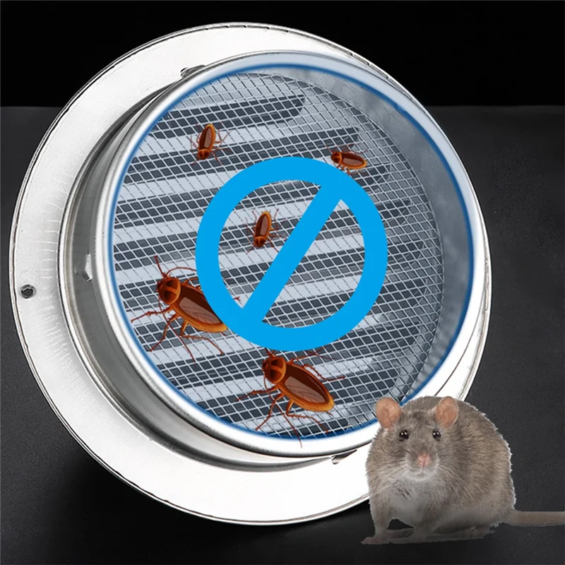 

T99C-вытяжной колпак 80 мм из нержавеющей стали, вентиляционная решетка, экран для защиты от насекомых, домашний инструмент для вентиляции наружных стен