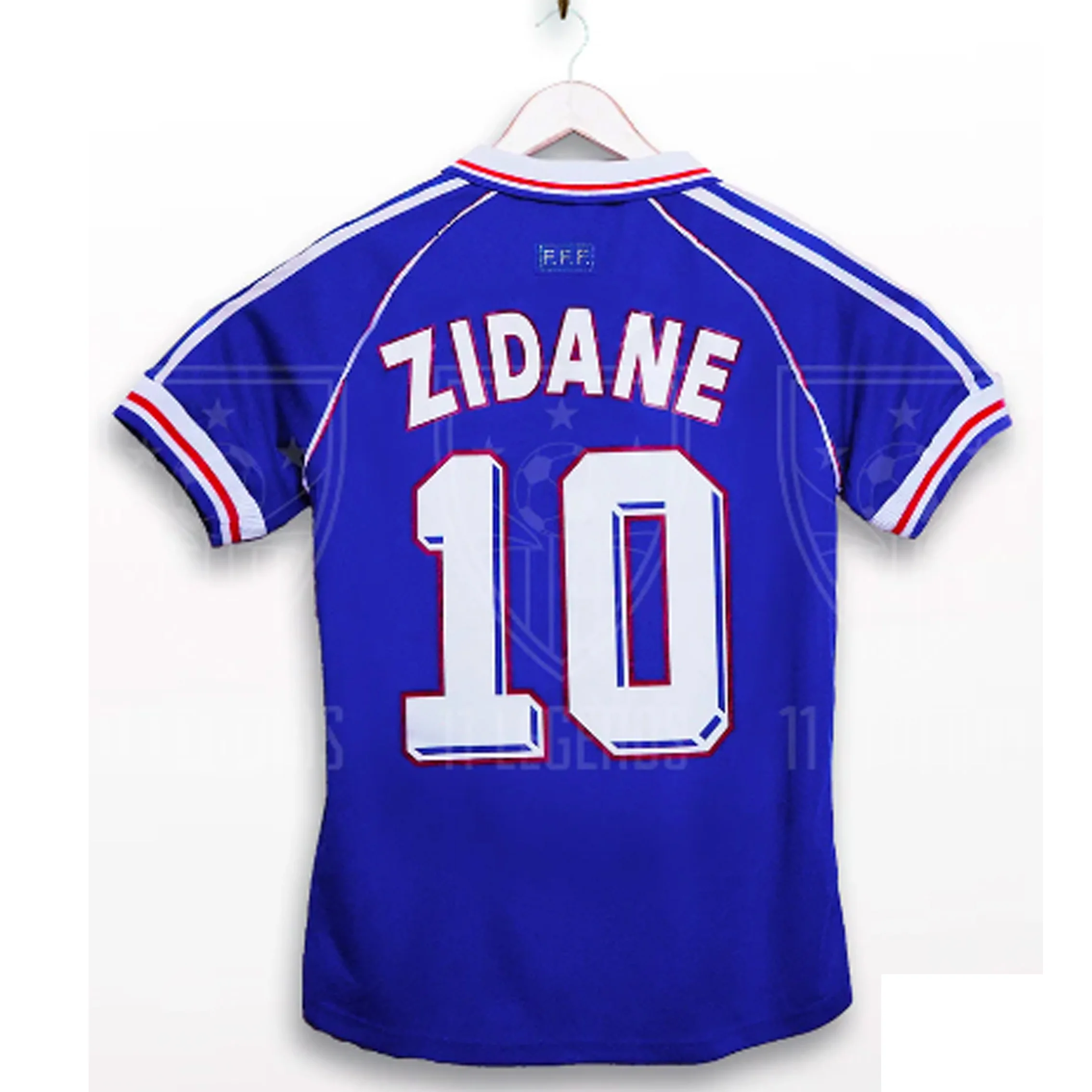 1998 French Fans DIY Custom Retro Jersey Classic Jersey Fast Shipping Zidane