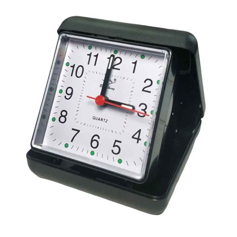 Mini Table Mute Clock Square Jelly Color Creative Alarm Clock