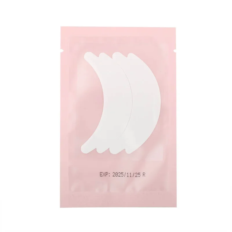 50 pares de espuma em forma de borboleta sob almofada de cílios adesivos de cílios postiços suprimentos de extensão de cílios remendos para construção de pálpebras