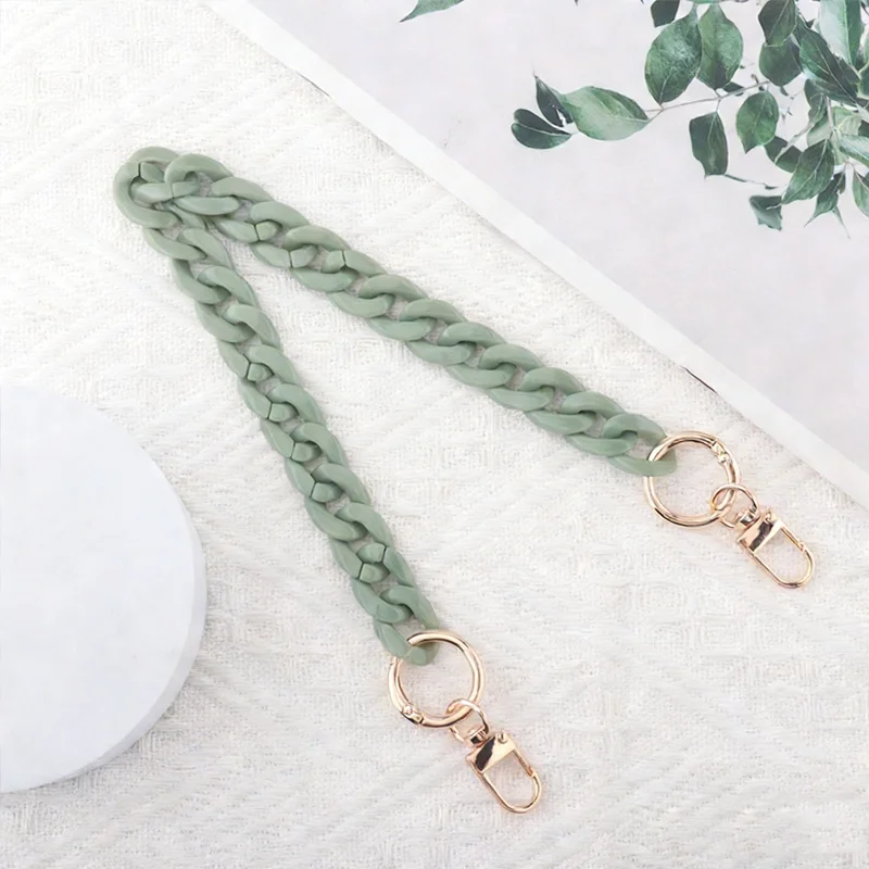 40/60CM Acrylic Replaceable Detachable Bag Chain Strap Purse Handbag Bag Straps Resin Crossbody Shoulder Bag Diy Accessories