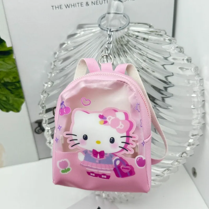 

Cute Hello Kitty Keychain Kawaii Cartoon Anime Women Products Coin Earphone Bag Desktop Toy Ornament Student Girl Gift Wholesale