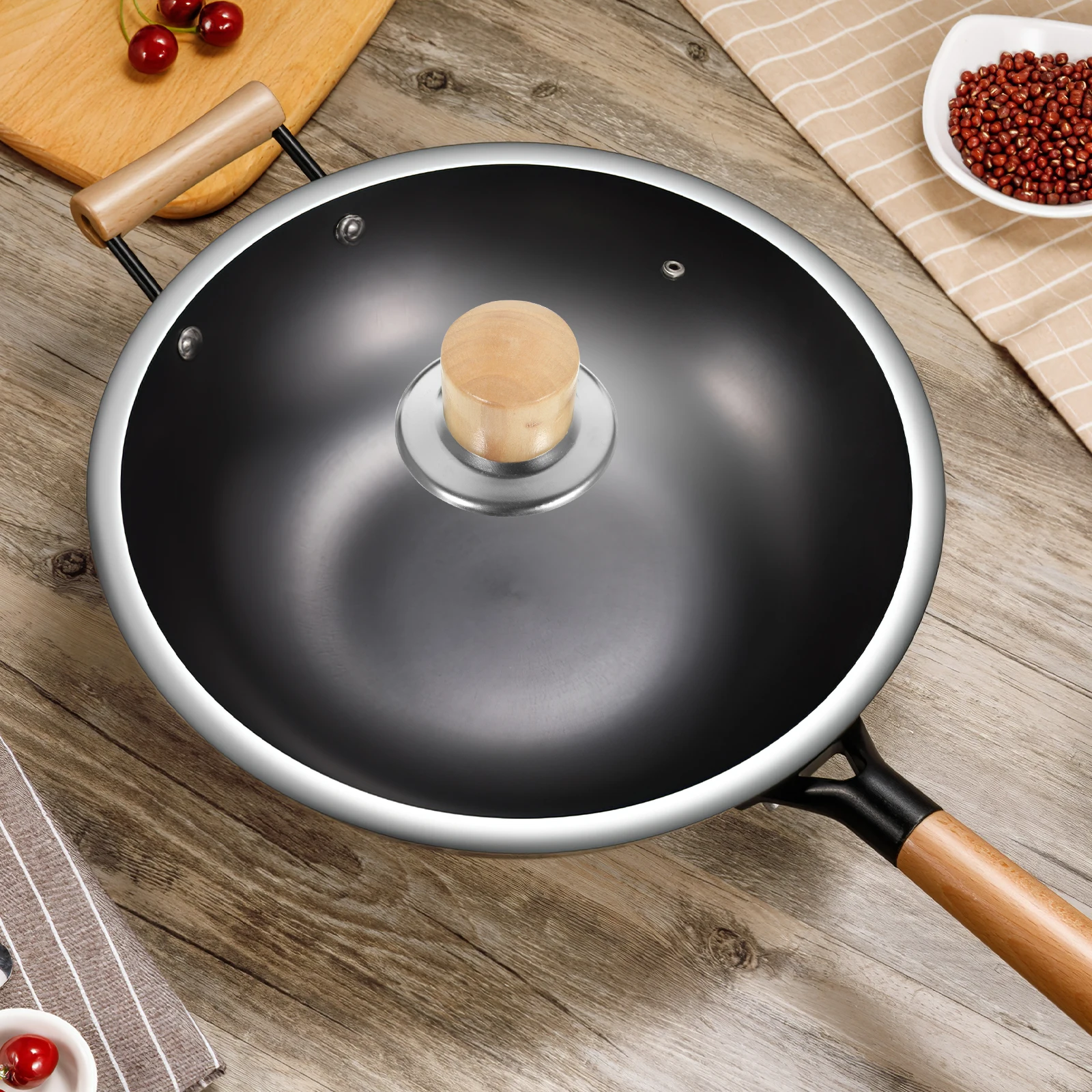 

6Sets Universal Pot Lid Knob Heat-Resisting Lid Handle Compact Sturdy Knob for Casserole Kettle Cookware Easy Install Anti-Burn