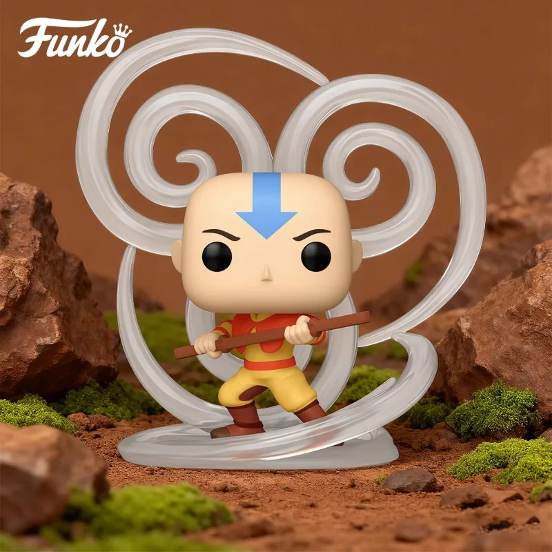 

Genuine Edition FUNKO POP《Avatar: The Last Airbender -Aang》Anime Action Desktop Decoration Ornament Model Toys Collectible Model