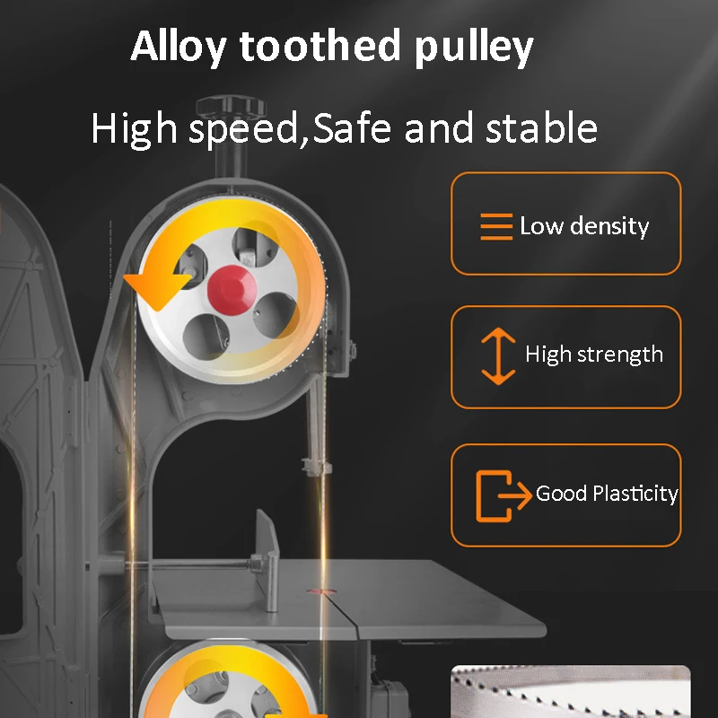 Machine de découpe d'os électrique pour poisson congelé, scie à os commerciale, machine à découper les côtes et la viande, haute puissance, sl479, 1500W