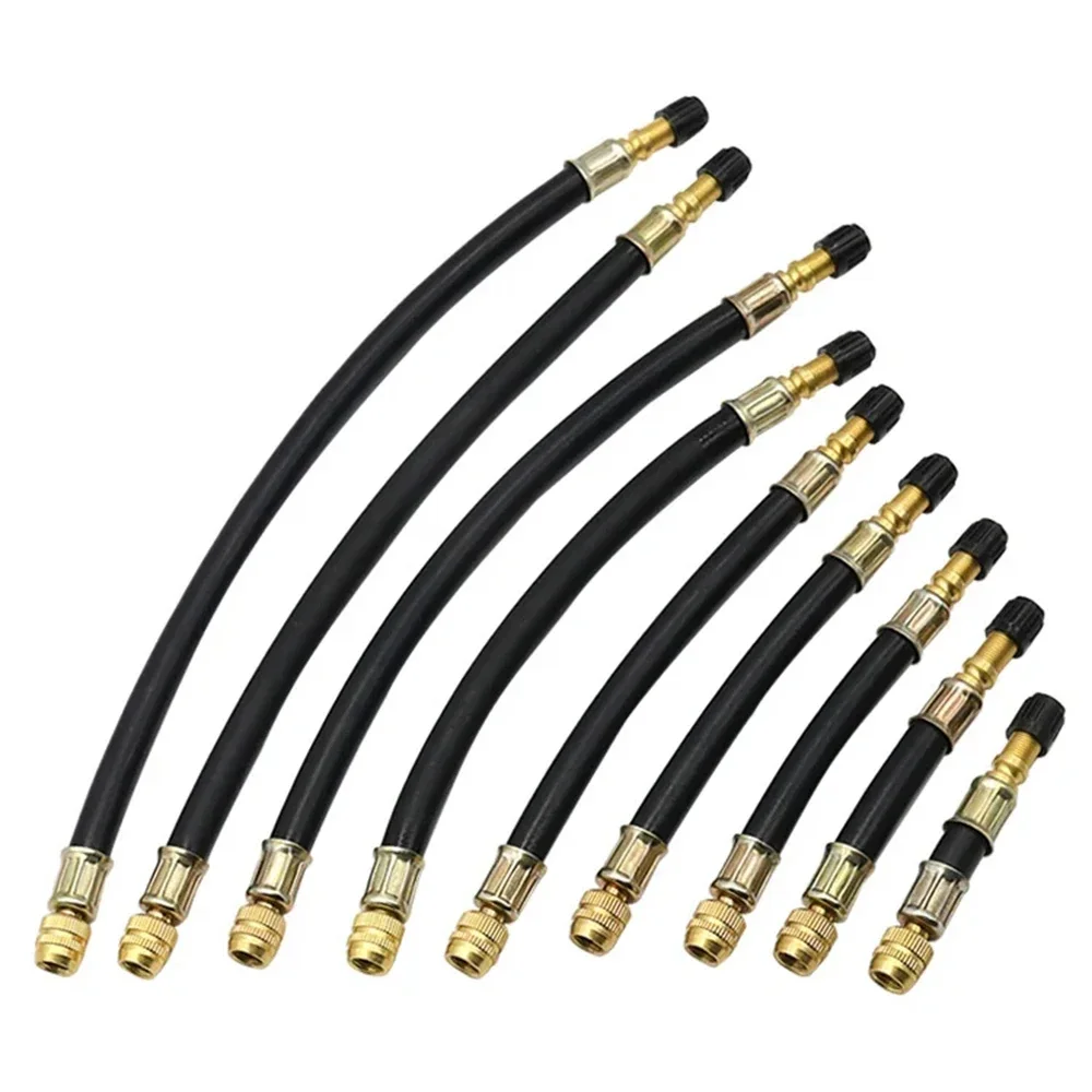 1Piece Truck Valve Extension Flexible Bus Tire Valve Extension Rubber Tyre Valve Stem Extender Tire Nipple Adaptor