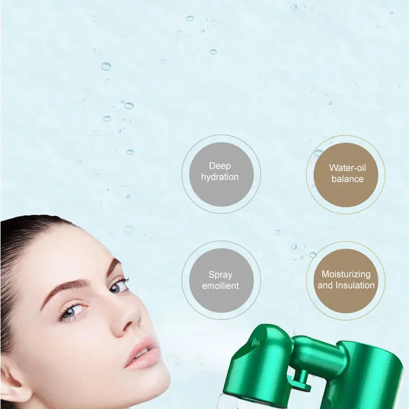 Sauerstoff Wasser injektion Hautpflege Airbrush Gesichts Handheld tragbare Gesichts dampfer persönlichen Luftbe feuchter Frauen Beauty-Tools