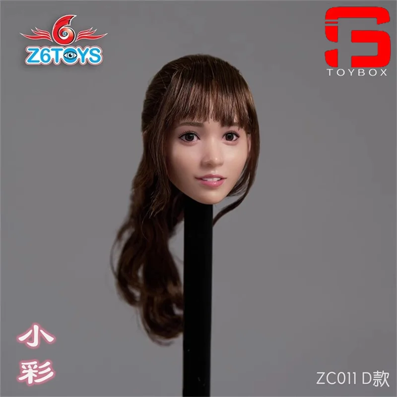 Z6TOYS ZC011 1/6 Xiaocai Ruchome Oczy Głowa Rzeźbiona Model Pasuje do 12'' Żołnierki Figurka Akcji Lalki