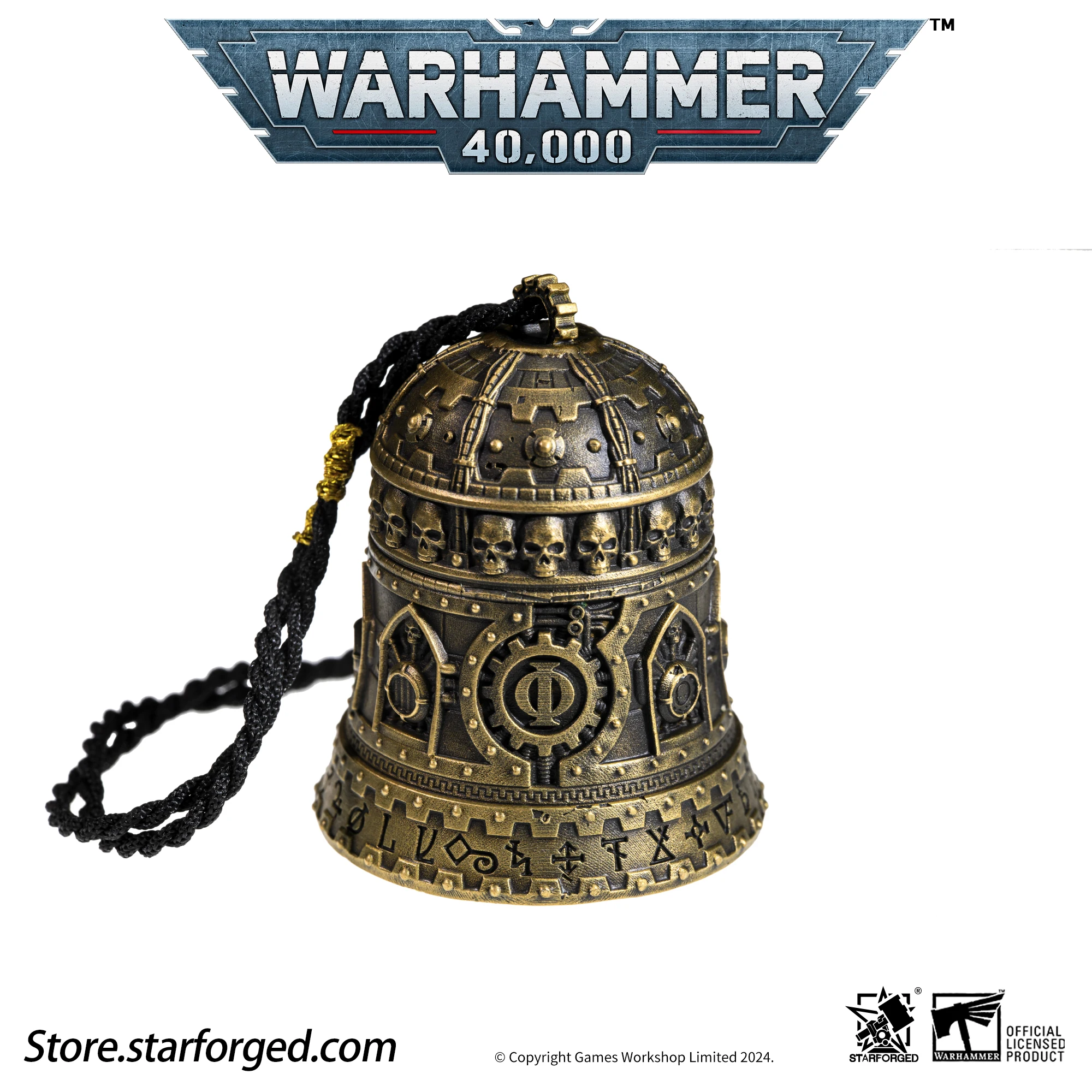 Starforged Warhammer 40K Domination Bell of Ominissah Adeptus Mechanicus Copper Pendant Other anime gift