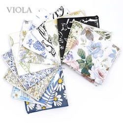 Quality New 13 Colors Floral Cartoon 23cm Hankie 100% Cotton Men Wedding Casual Party Tie Matching Pocket Square Gift  Accessory