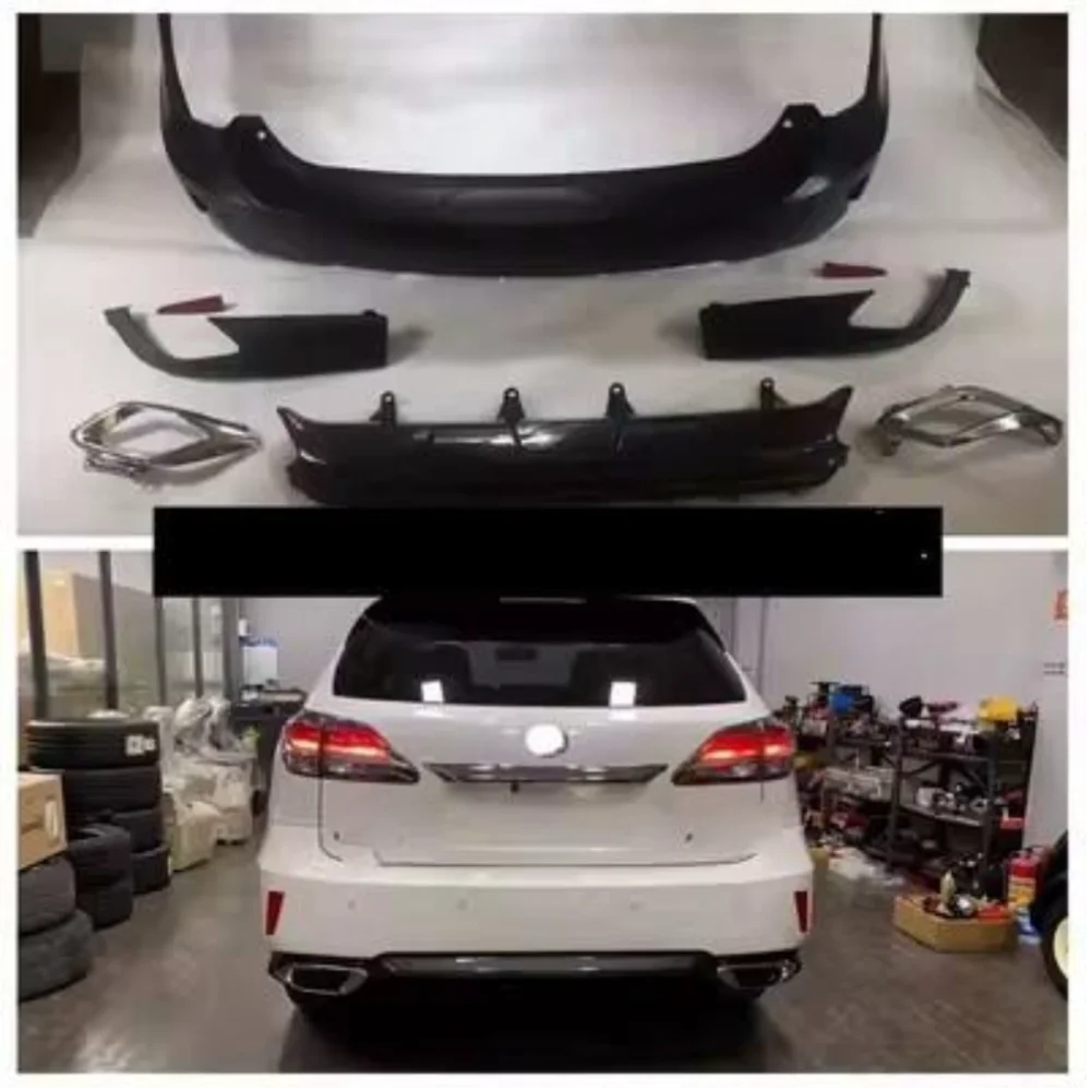 Car Body Kit surround Front rear Bumper Assembly for LEXUS RX Modified FSPORT 2010-20 Grill rear lip Car Accessories