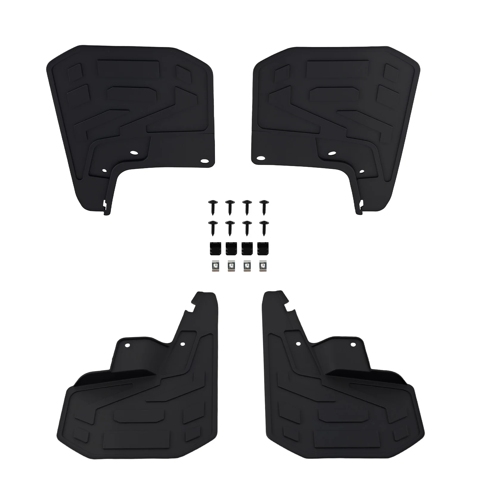 

Комплект из 4 черных брызговиков для Chevrolet Colorado 2023-24, передние и задние