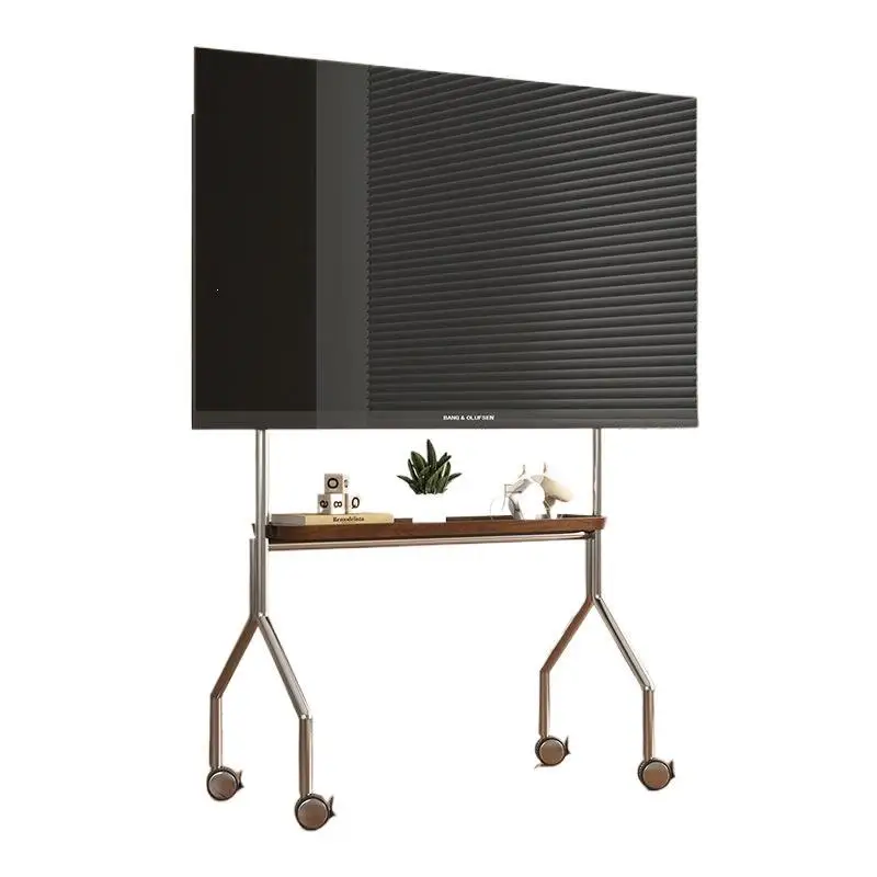 Floor-standing TV stand for living room and bedroom stainless steel