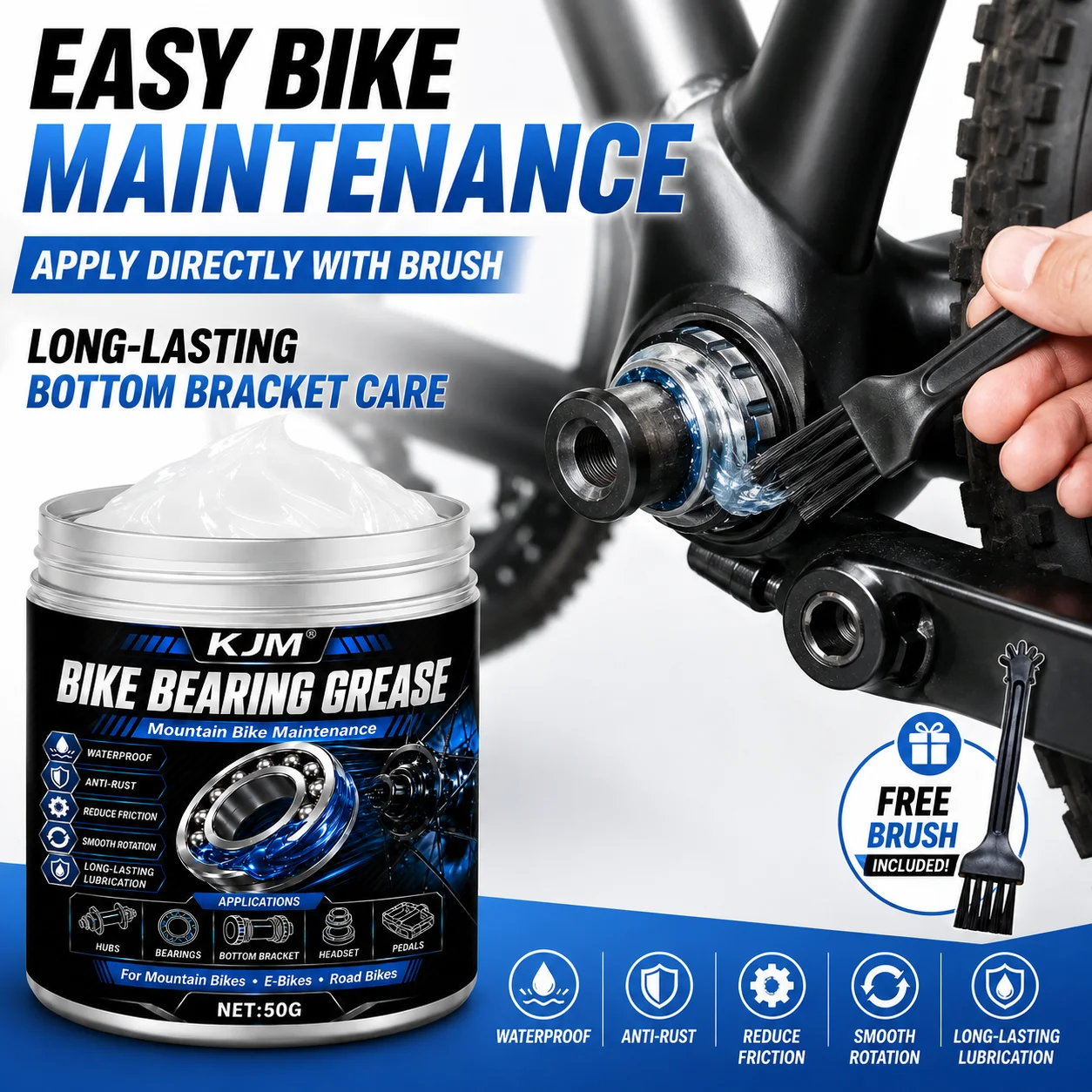 Grease Waterproof Bike - KJM Bike Bearing Grease Mountain Bike