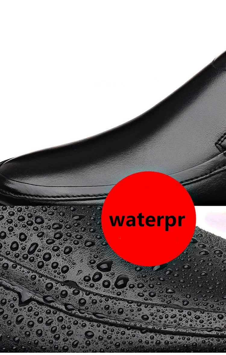 Casual Shoes Men\'s Leather  Soft Noodle Loafers Cotton Shoes Velvet Cotton Comfortable Dress Shoes Men Shoes Male Scarpe da uomo