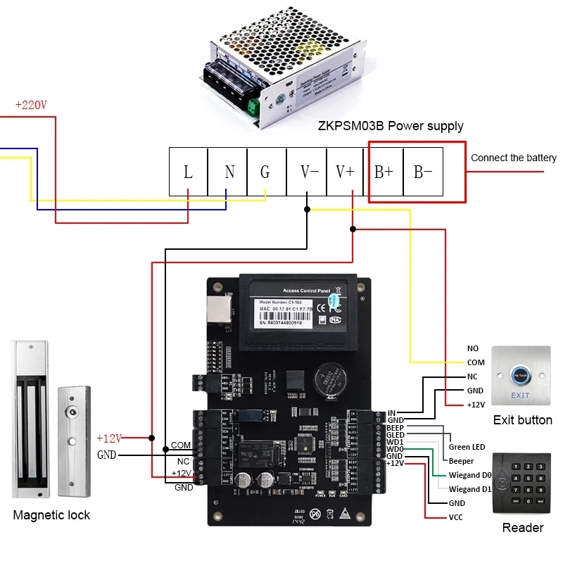 DC12V/24V 180/280/350KG Electronic Lock Electric Magnetic Door Lock 350/600lbs Suction Holding Force Electromagnetic