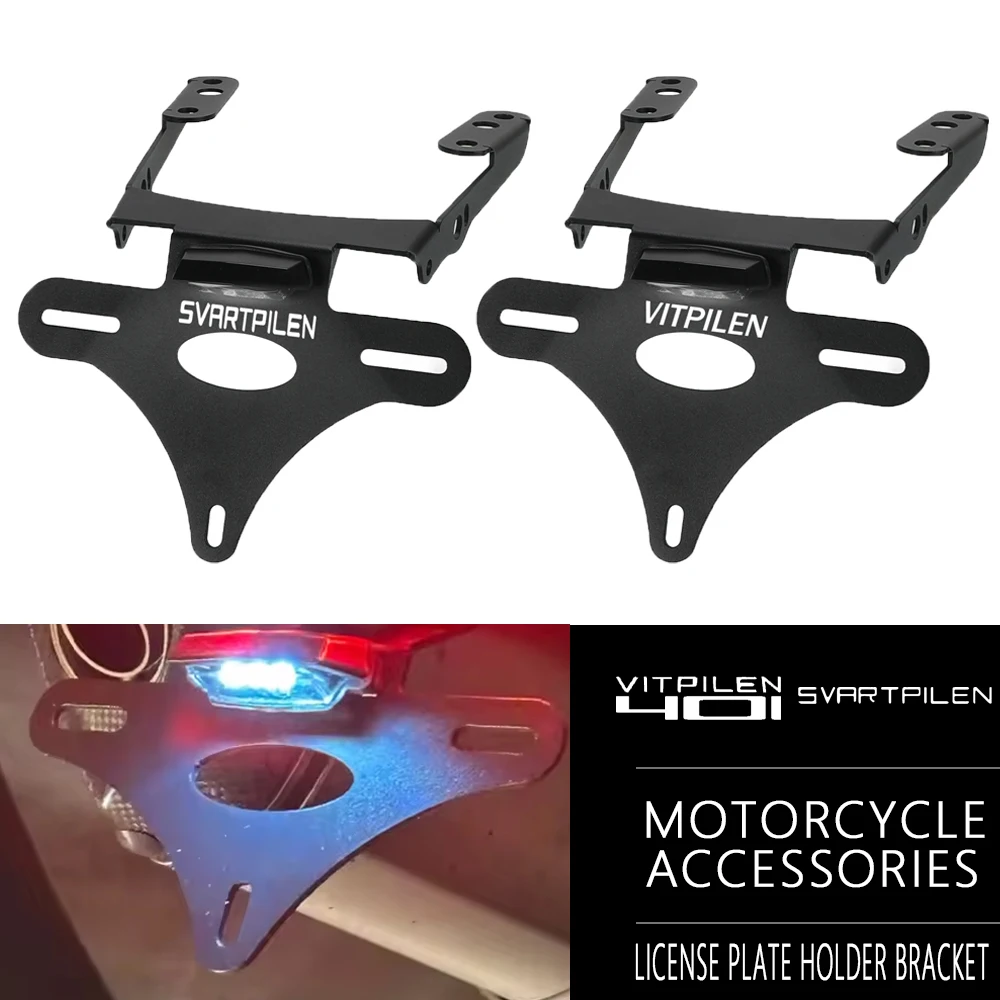 

For Husqvarna VitPilen SvartPilen 401 250 200 125 2018-2023 2024 Motorcycle Accessories Tail Tidy Fender License Plate Holder
