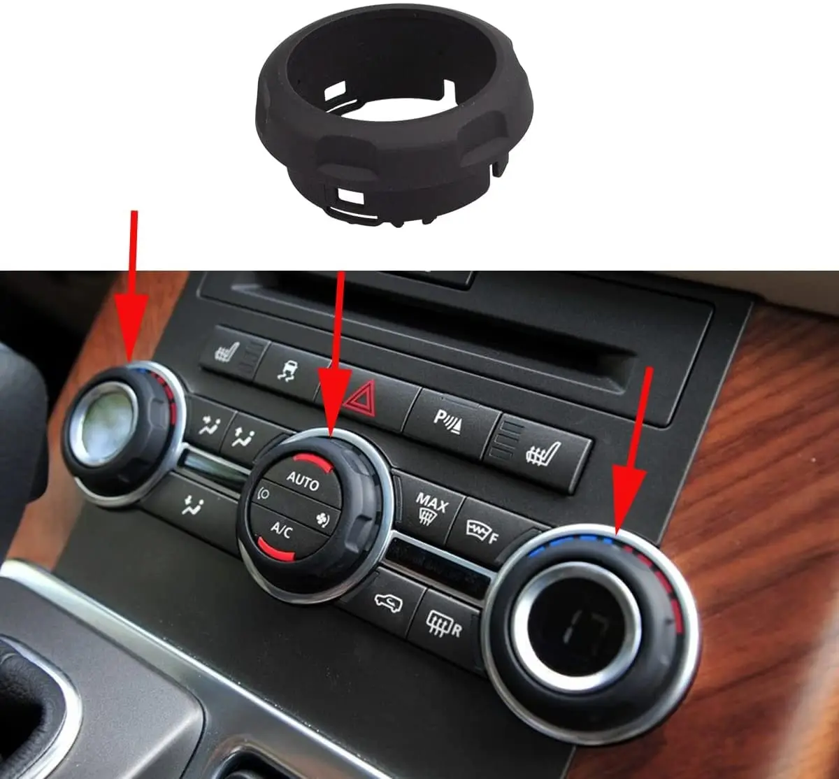 

Pop For Land Rover Discovery 4 LR4 Range Rover Sport Car Panel Volume Air Conditioning Knobs Switch Decorative Button Cover