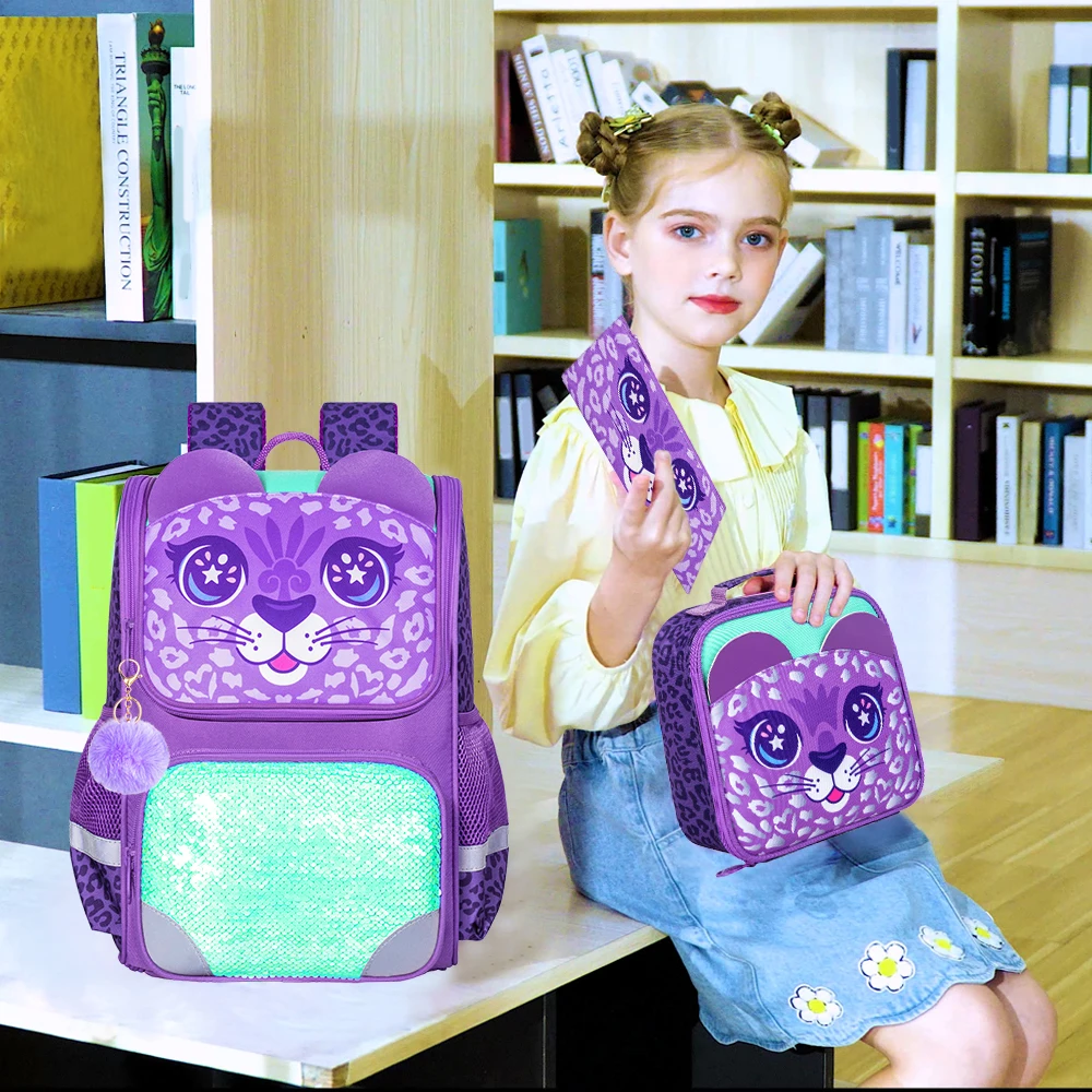 3PCS Backpack for Girls and Boys, 15\