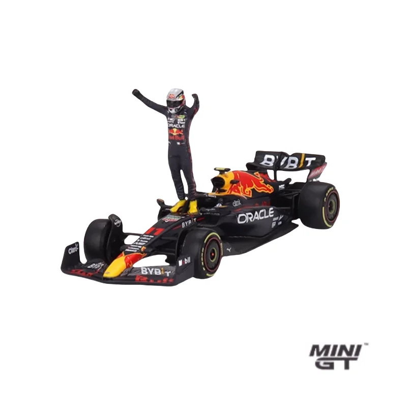 MINI GT 1:64 #551 RB18 F1 No. 11 Perez alloy simulation model, children's collection toys, for children's holiday gifts.