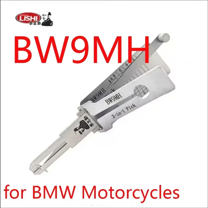 

2026 LISHI 2-in-1 BW9MH Pick/Decoder Tool for BMW Motorcycles New Locksmith Key Making Equipment