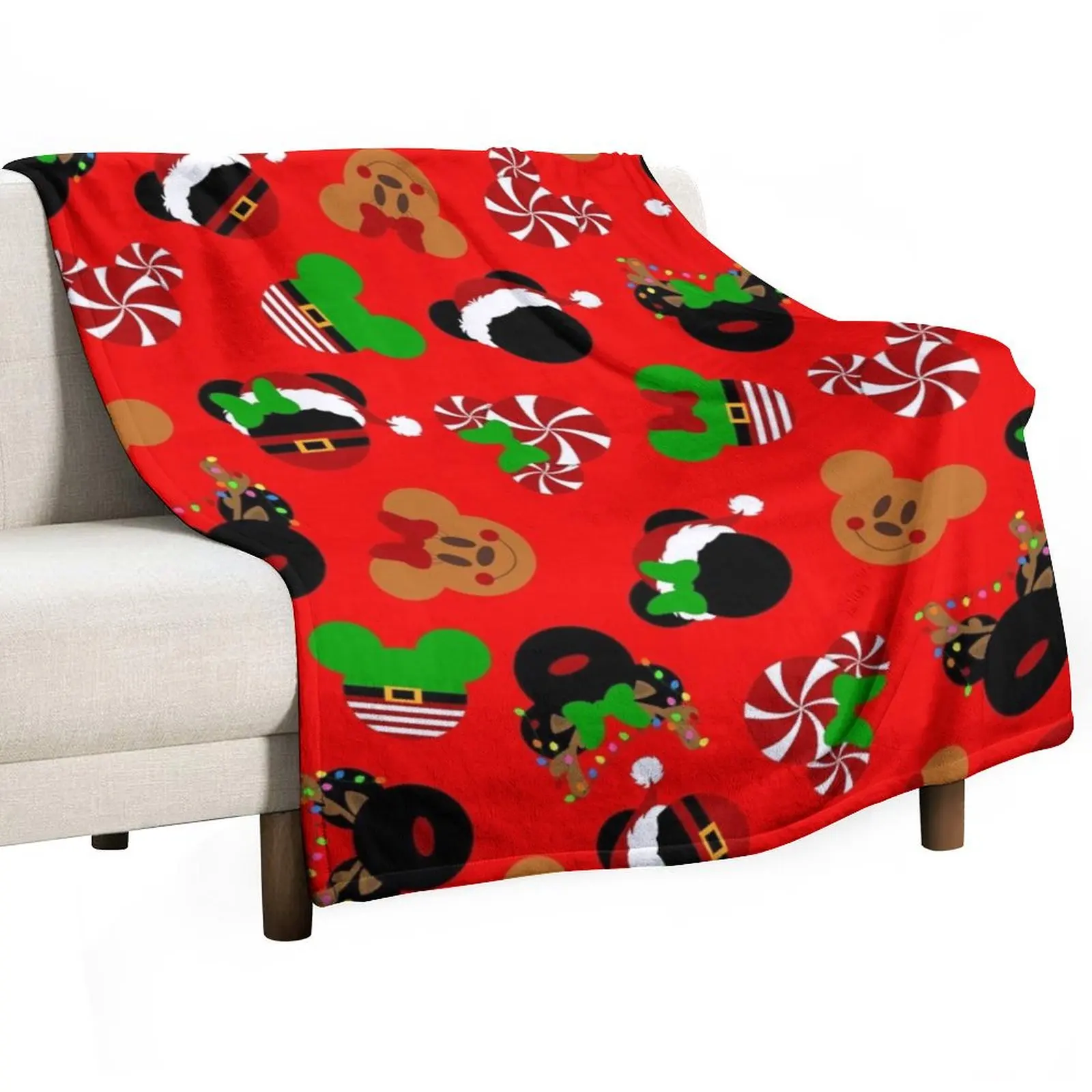 

Christmas Mouse Throw Blanket Decorative Beds Blankets Sofas Of Decoration Blankets