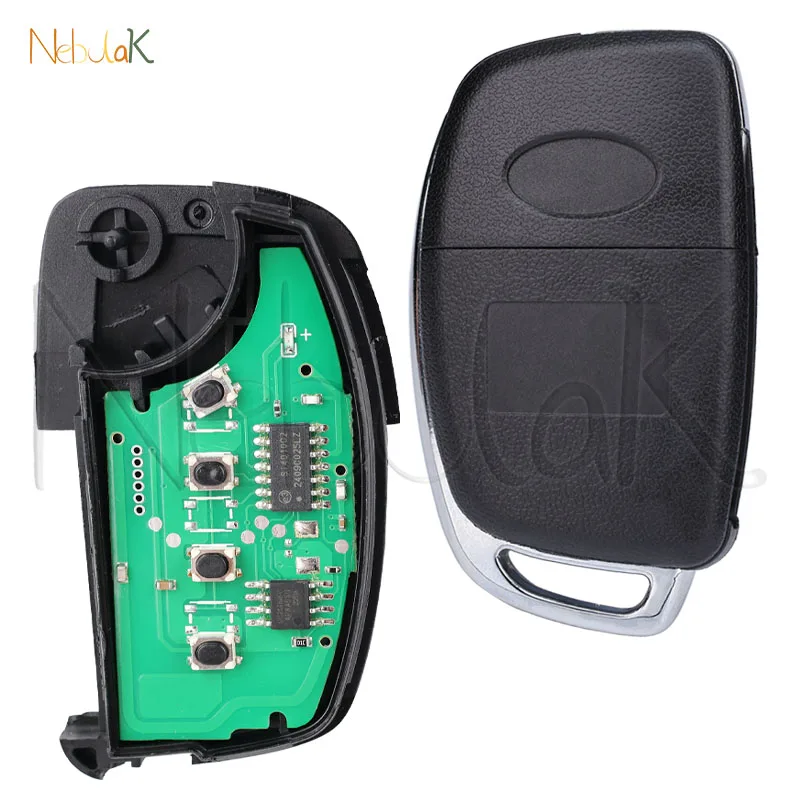 Filp Chiave Della Carta RKE-4F22 adatta Hyundai Tucson 2016 2017 2018 2019 2020 Auto A Distanza Fob 433MHz 4D70 Chip 95430-D3100 Uncut TOY40 3 BTS