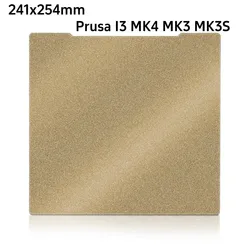 Prusa I3 MK4 MK3 MK3S PEI-Bauplatte 254 x 241, doppelseitig, feines Pulver, strukturierte 3D-Druckerplattform, flexibles Federstahlblech
