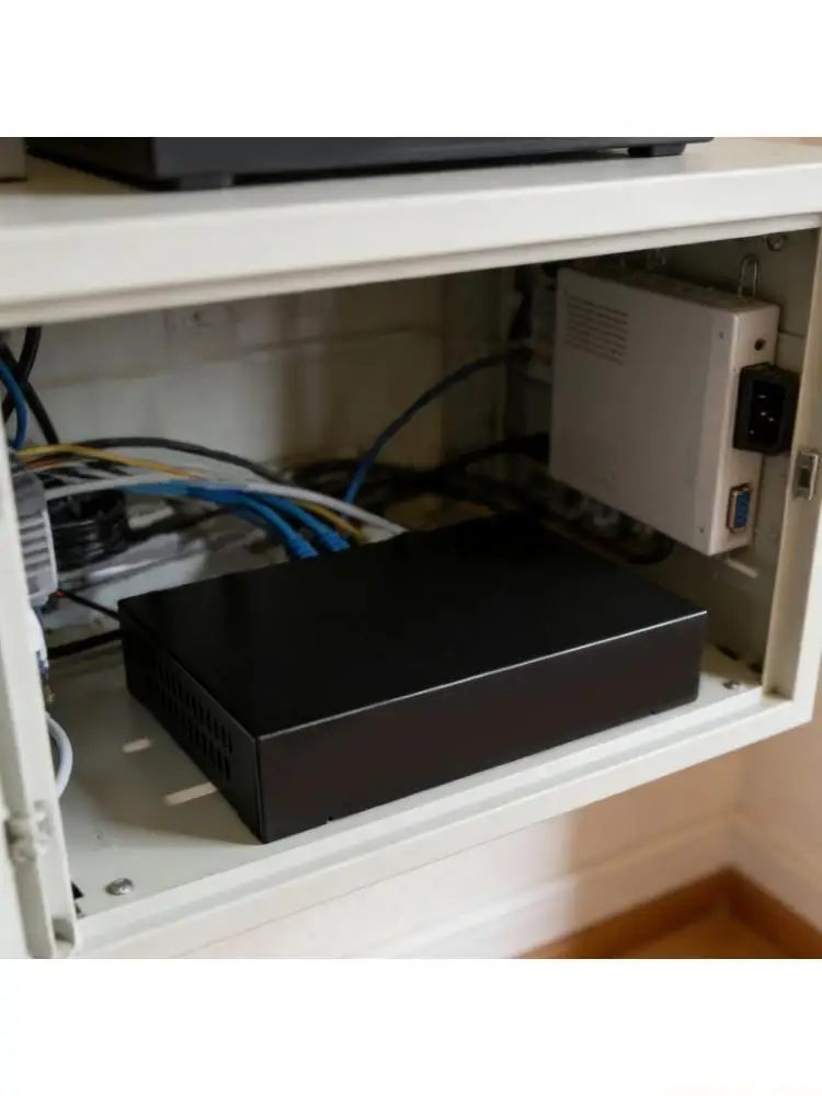 128 Devices Capacity PoE Switching With Builts In AC Managers For Business Use