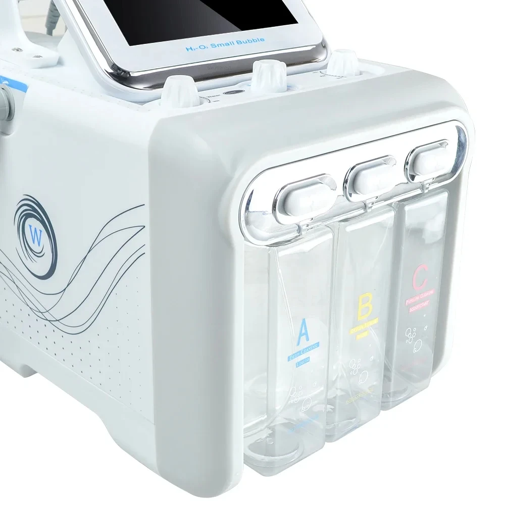 أحدث هيدرا جلدي جهاز تجميل الوجه العناية بالبشرة تنظيف الوجه تقشير الجلد استخراج الرؤوس السوداء آلة فقاعة صغيرة #6