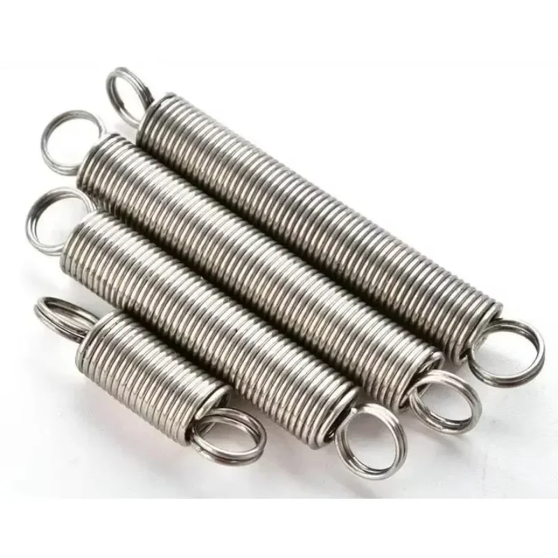 

uuMvDvvI 2 шт., диаметр проволоки 1,2 мм, внешний диаметр 10 мм, пружины растяжения из нержавеющей стали, вытянутая маленькая пружина растяжения 30 мм-60 мм