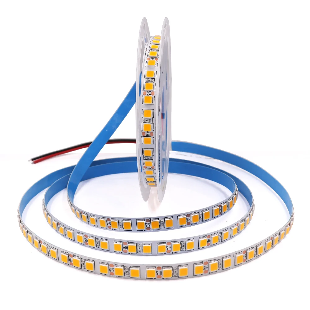 Imagem -06 - Fita Flexível Corda Led Light Strip Home Decor Vermelho Azul Gelo Branco Amarelo 12v 5054 120 Leds m Ip21 Ip65