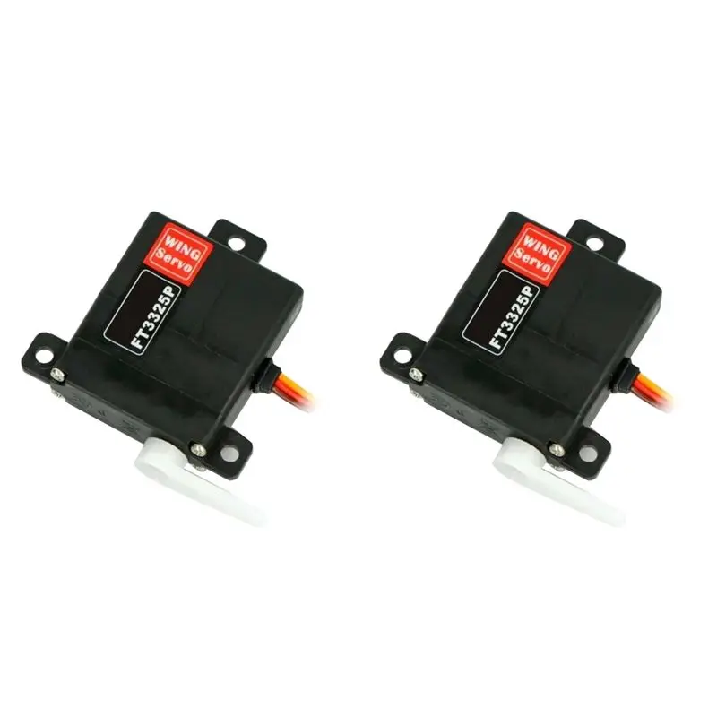 FULL-2X RC Wing Servo 7Kg High Speed Digital Servo With Metal Thin Body For Fixed Wing RC Drone DIY Robot Servo Motors