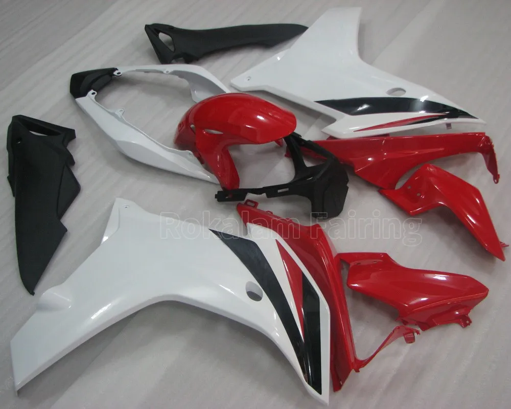 White Red Bodywork Fairing For Honda 2011-2013 CBR600F CBR 600 F CBR 600F Motorcycle Fairing Kit (Injection Molding)
