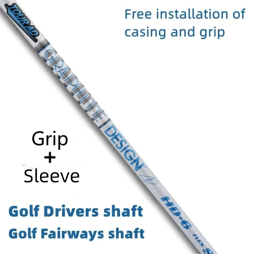 Golf Drivers Shaft, TOUR-AD HD Series, Flex 5/6, R / SR / S Graphite Fw Shaft, Free Assembly Sleeve and Grip , Club Shftas