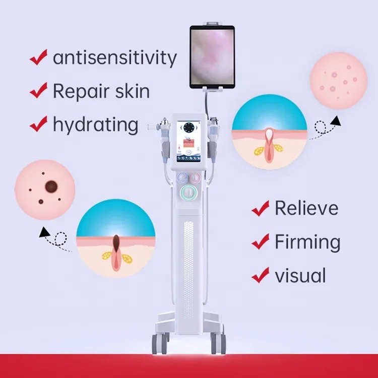 Instrumento de gestión integral de la piel/Cuidado de la piel coreano multifunción/Equipos de limpieza profunda facial 7 en 1