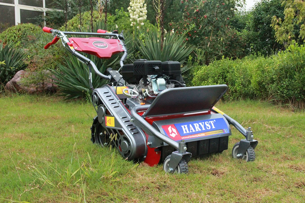 Mini 500mm All Terrain 9hp  Hand Pushed Wheeled Lawn Mower for Grass Cutting