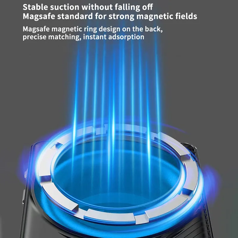 Smartphone Wireless Magnetic Monitor with Roller Focus Selfie Screen For Vlog Live Stream Video Recording Screen Phone Rear Cam