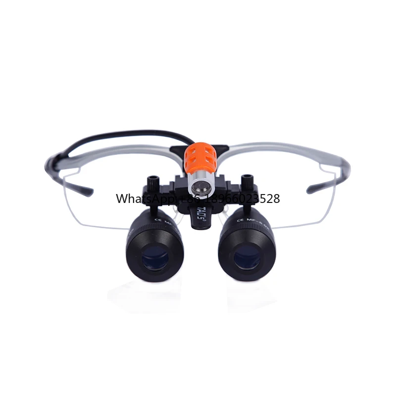 

TAOS' X191 Headlight with Flip-up Adjustable 5.0x-6.0x Dental Loupes High quality Long working distance Binoculars Magnifier